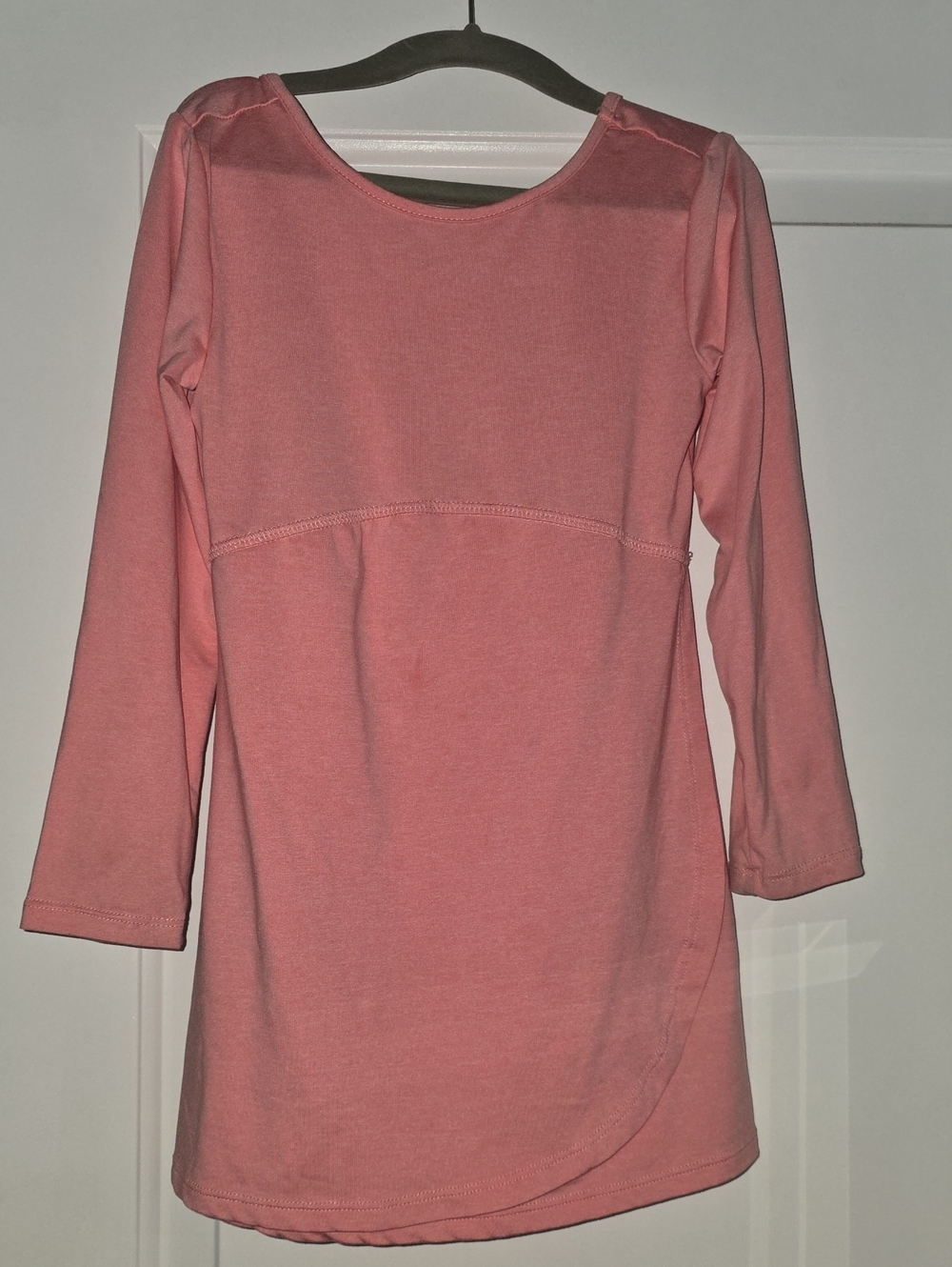 we wander Long Sleeve Dress in Pink Size XS (4-5) Toddler